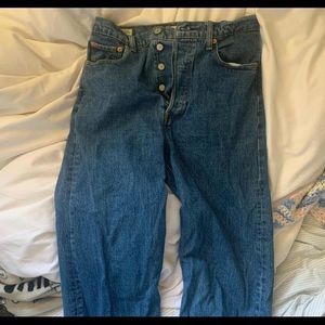 Levi’s ribcage straight ankle jeans